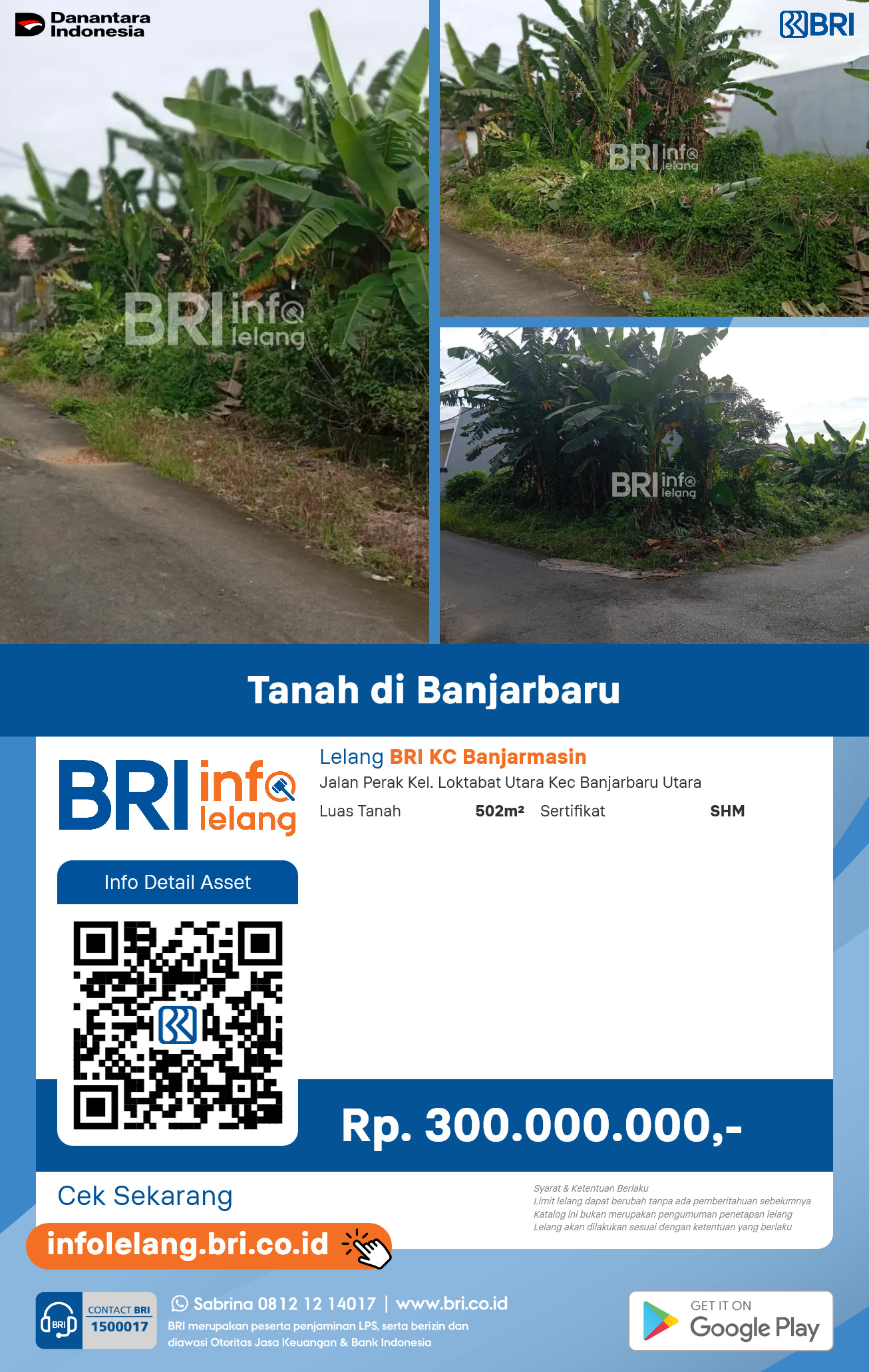 Tanah di Banjarbaru