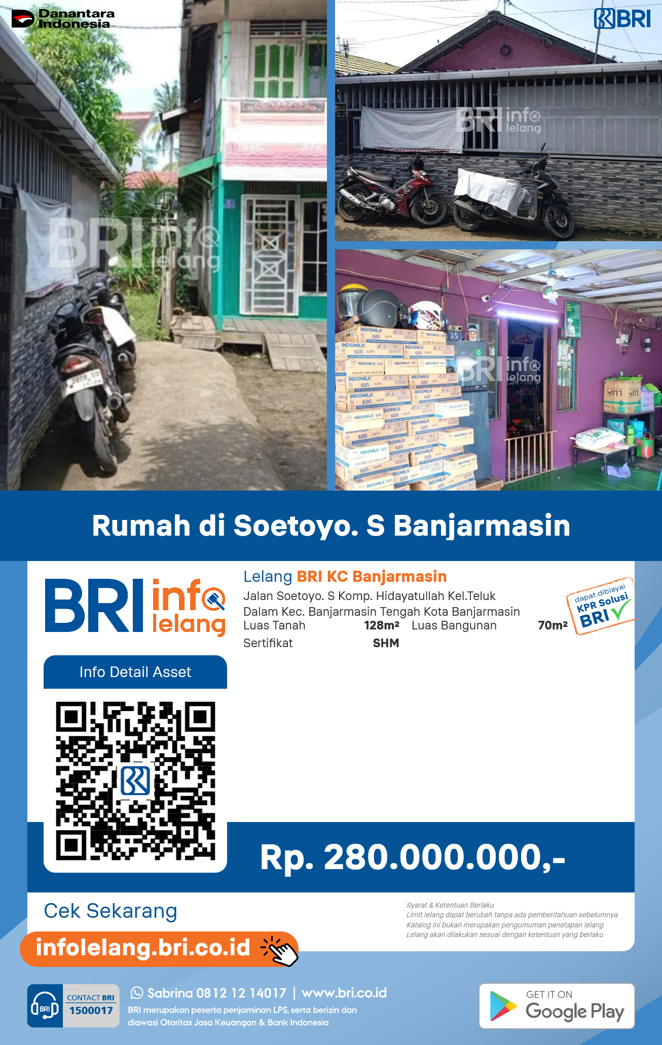 Rumah di Soetoyo S