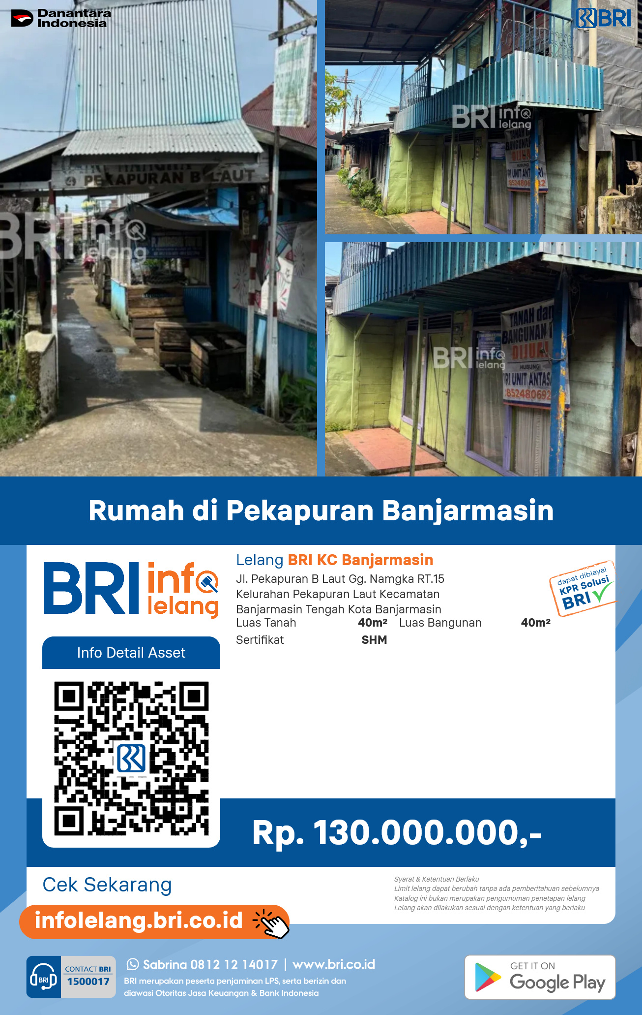 Rumah di Pekapuran Banjarmasin