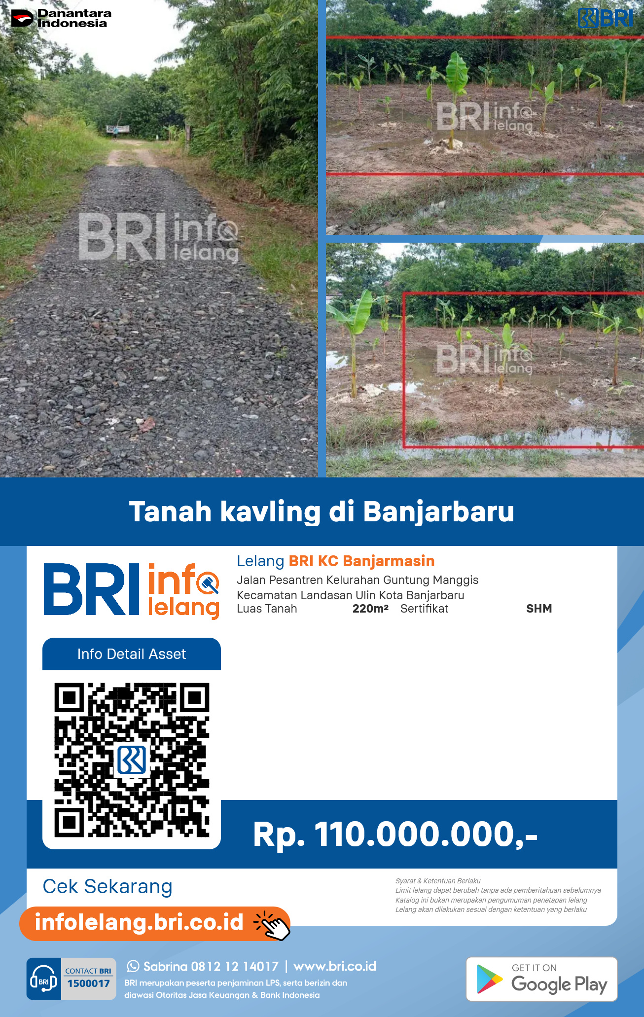 Tanah Kavling di Banjarbaru