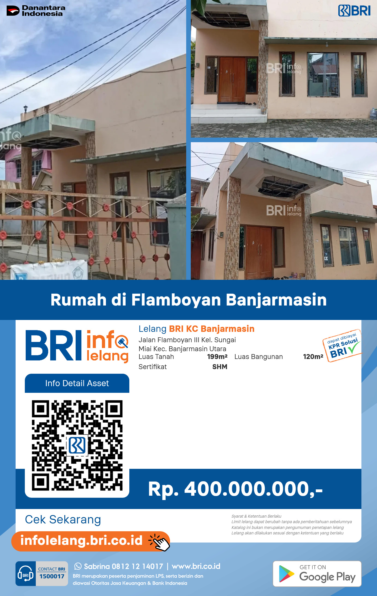 Rumah di Flamboyan Banjarmasin