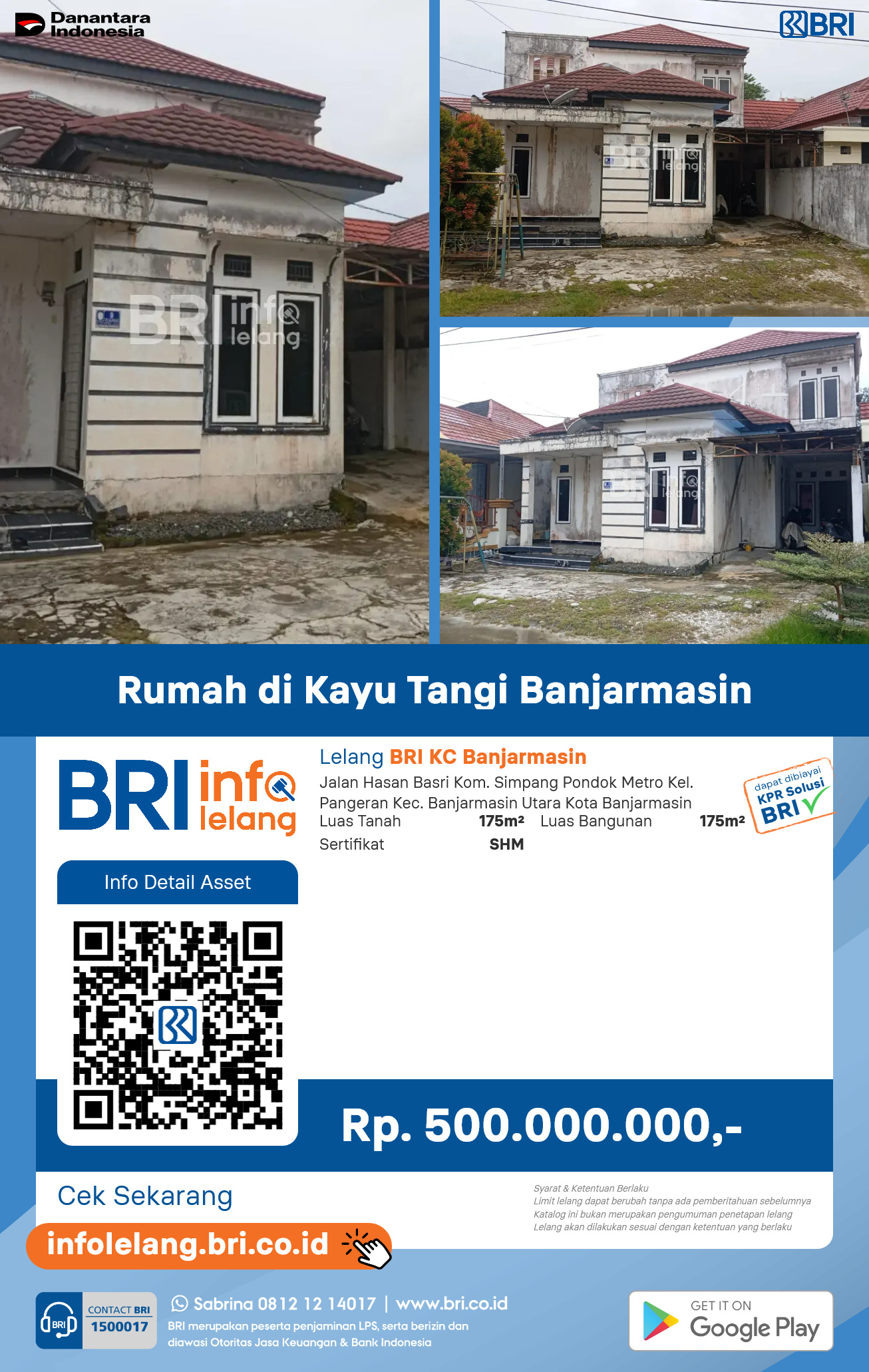 Rumah di Kayu Tangi Banjarmasin