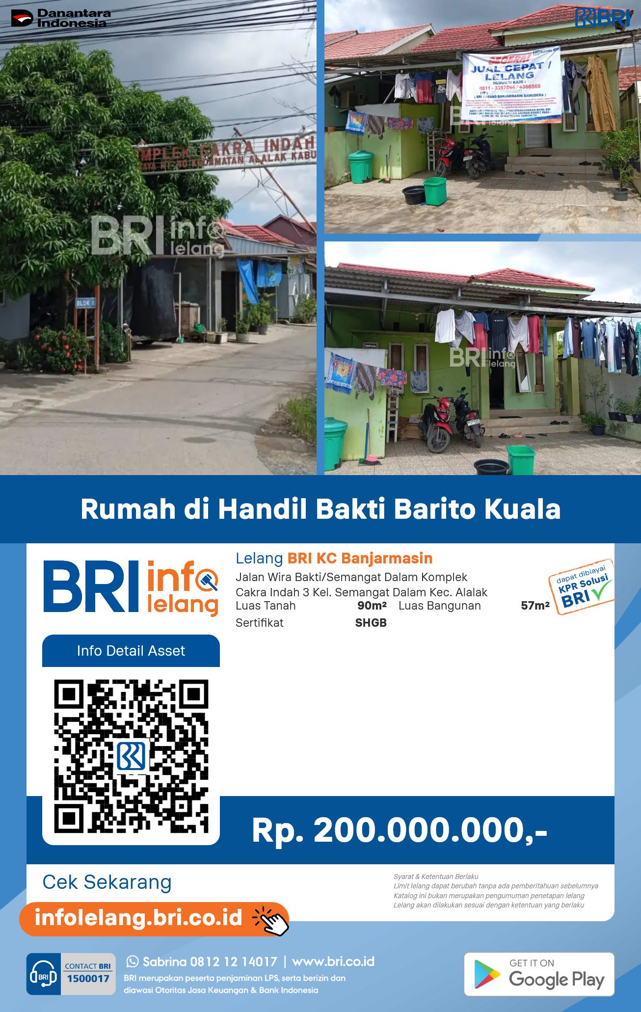 Rumah di Handil Bakti Barito Kuala